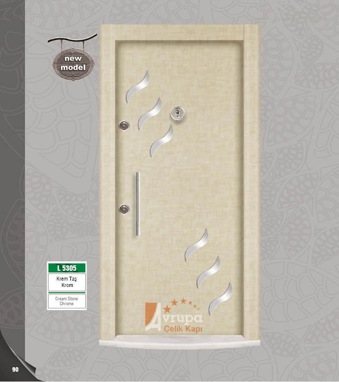 Çelik kapı premium krom modeller. İstanbul