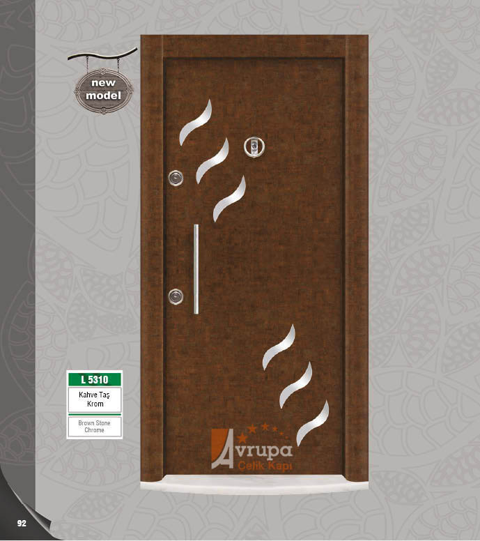Çelik kapı premium krom modeller. İstanbul